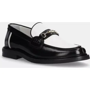 Dámské mokasíny Kožené mokasíny Filling Pieces Loafer Polido černá barva, na plochém podpatku 44233192024 99X, EUR 37