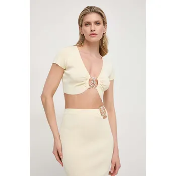 Top Patrizia Pepe žlutá barva, 2K0261 K021 2K0261.K021 11X, vel. 38
