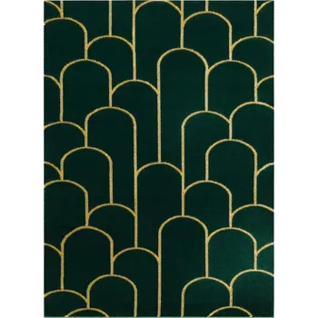Koberec Koberec s krátkým vlasem ESTEMA ARTDECO 2 lahvově zeleň 80x150 hakano - RUG/LU