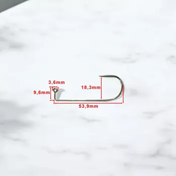 Rybářský háček JIGOVÝ HÁČEK MUSTAD JIG NICKEL 6/0-25KS