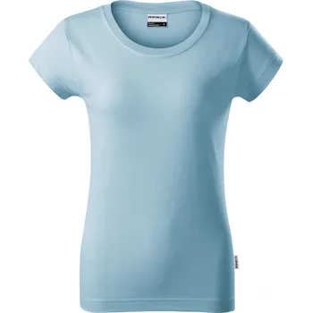 Dámské tričko Rimeck Resist R02 – dámské pracovní tričko, 160 g, 100% předsrážená bavlna, praní až na 95 °C Barva: nebesky modrá 15 (brand label), Velikost: 3XL