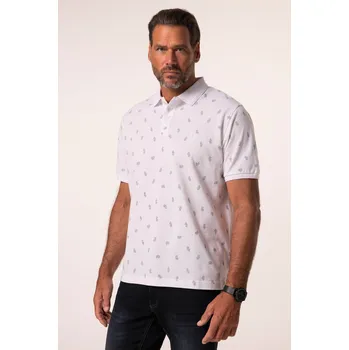 Pánská košile JP1880, Plus size Polokošile JP1880, krátké rukávy, piké, plošný potisk, do 8XL pro plnoštíhlé nadměrná velikost, 838298200-1454, béžový, 5XL, Plus size oblečení, Oblečení pro vysoké muže, Nadměrné velikosti, Oblečení pro plnoštíhlé.