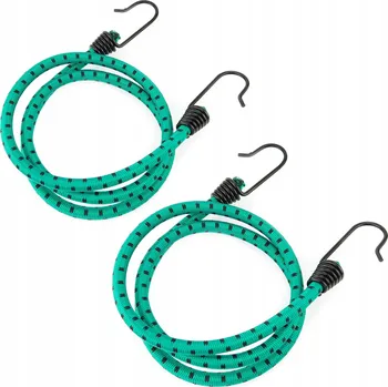 autokoberec Gumové lanko s háčky pro upevnění zavazadel expander 8mm / 100cm - 2ks