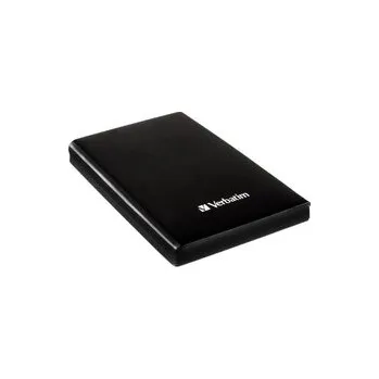 Externí pevný disk VERBATIM externí SSD 1TB Store 'n' Go Slim Portable USB 3.0, USB-A/USB-C, černá