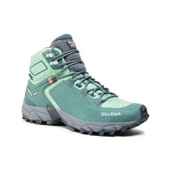 Dámská treková obuv Trekingová obuv Salewa Ws Alpenrose 2 Mid Gtx 8540 Zelená 40_5