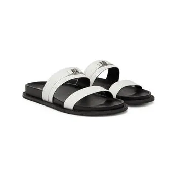 Dámské pantofle Nazouváky MICHAEL Michael Kors Mandy Flat Sandal 40S5MAFS2L Bílá 38
