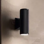 Ideal Lux - Venkovní nástěnné svítidlo BASE 2xGU10/28W/230V IP44 černá