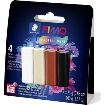 Modelovací hmota FIMO Staedtler FIMO professional sada 4 barvy 25 g NATURAL COLOURS