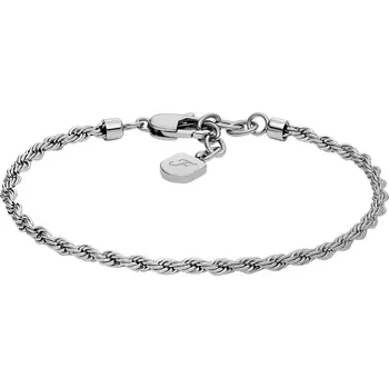 Náramek Náramek Fossil JF04822040 stříbrná SLV, vel. ONE SIZE