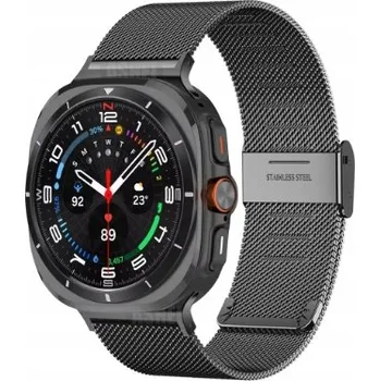 Řemínek na hodinky Náramek lb-smartbuy pro Galaxy Watch Ultra LTE 47mm ČERNÝ, pro Samsung 22mm, černý