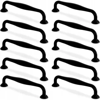 Nábytkové kování Nábytková úchytka klasická černá matná 14,6 x 1,8 x 3,2 cm