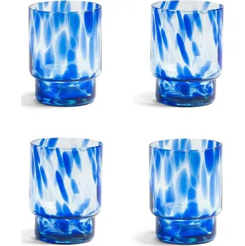Sklenice Sada skleniček &k amsterdam Tortoise Blue Set 4-pack 332.02 modrá 55X