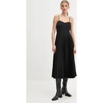 Dámské šaty Šaty a svetr ze směsi vlny Theory O0805603 černá 99X, vel. M