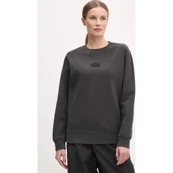 Dámská mikina Bavlněná mikina The North Face Nature Relaxed dámská, šedá barva, s aplikací, NF0A8BVXJK31 90X, vel. M