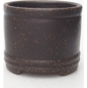 Květináč Bonsai miska 7,5 x 7,5 x 6,5 cm hnědookrová