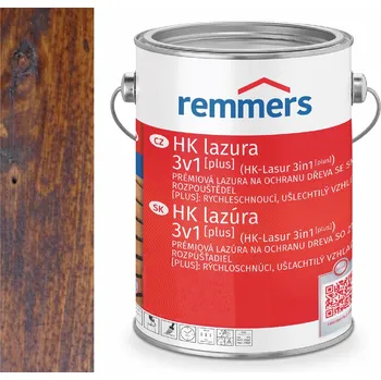 Lak na dřevo Remmers HK-LASUR [PLUS] 5L 5435 Palisandr - Palisander + dárek k objednávce nad 1000Kč