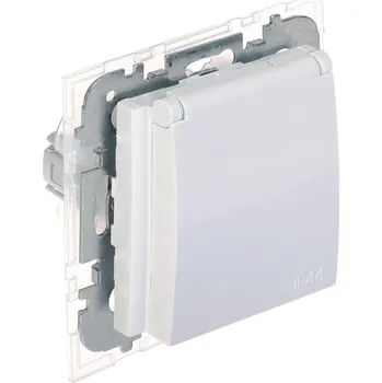 Elektrická zásuvka Elektrická Zásuvka nástěnná Elektro-Plast Nasielsk bílá