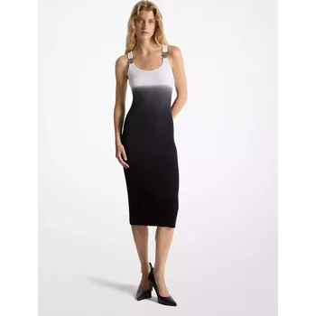 Dámské šaty Michael Kors dámské šaty Ombré Ribbed černé S