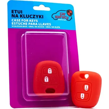 Autoklíč Silikonový obal na klíč Toyota - červený