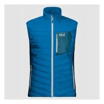 Pánská vesta Vesta JACK WOLFSKIN Routeburn Blue Modrá M