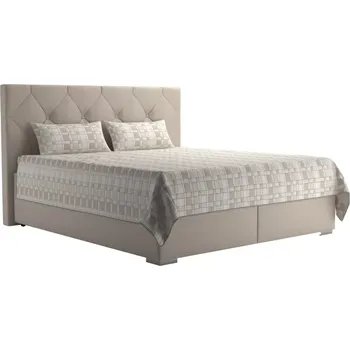 Postel Postel Gelja s přehozem 180x200 krémová - doprava zdarma - SLEVA 3% s kodem radost25