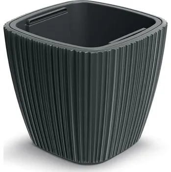 Květináč Květináč ORO DBOS300 29 cm - barva: tmavě šedá