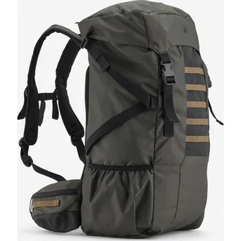 Sportovní taška SOLOGNAC Batoh na bushcraft 50 l KAŠTANOVÁ|ZELENÁ|ČERNÁ