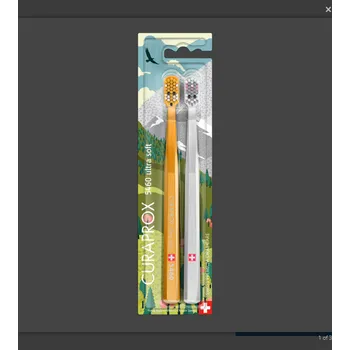Zubní kartáček Curaprox CS 5460 Duo Fox and Bunny Edition