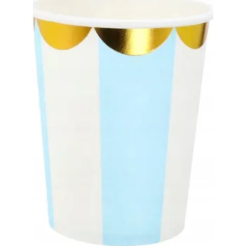 Jednorázové nádobí Kelímky Na Jedno Použití Ozdobné kelímky na nápoje Narozeniny 6 Ks