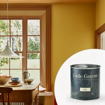 Olej na dřevo Little Greene Barva na okna - Vnitřní - Matná - 1L - Intelligent Eggshell Vyberte odstín:: Atomic Red (190)