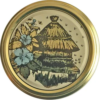 Víčko na zavařovací sklenici Tecnocap Víčko TO 82 zlaté s košnicí