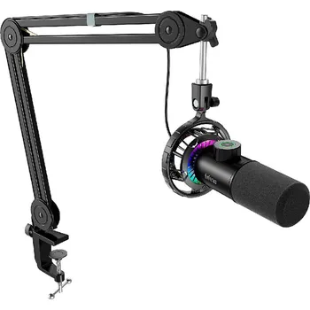 Mikrofon FIFINE T658 USB dynamický mikrofon s RGB osvětlením + Boom Arm (PC/MAC/PS4/PS5) - 5031192994568