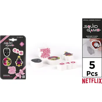 MP Dekorační pryž NETFLIX - Squid Game 5 ks na blistru 547025