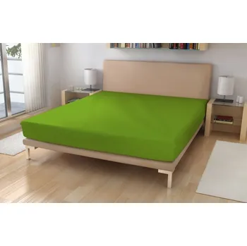 Prostěradlo Polášek Holešov Prostěradlo froté č.39 khaki 85% bavlna + 15% polyamid Zelená 180x200