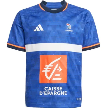 Míčový sport ADIDAS Dětský dres Team France Handball 13 LET BÍLÁ|MODRÁ