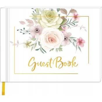 Svatební dekorace Kniha hostů A5 120 stran Svatba Svatební Hostina Křtiny Narozeniny Výročí