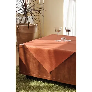 ubrus Polášek Holešov Ubrus teflon UNI sv.oranžová 7317 100% polyester Oranžová 40x80 ovál