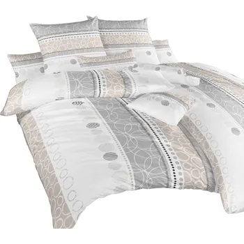 Povlečení Povlečení krep Ateliér béžový 140x200, 70x90 cm