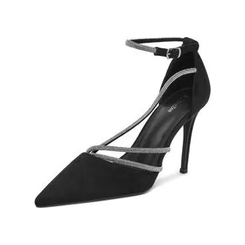 Dámské lodičky Lodičky DeeZee AJ-1932 Černá 39