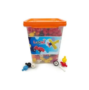 ostatní stavebnice Stavební Stavebnice Loowi - Vozidla 308 dílků