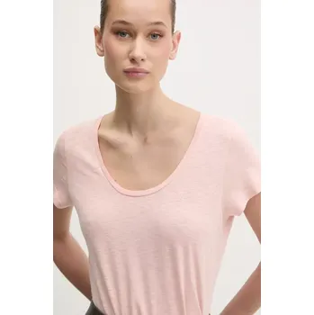 Pánské tričko Tričko Superdry růžová barva, W1011381A-11R W1011381A.11R 03X, vel. S