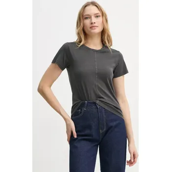 Pánské tričko Bavlněné tričko G-Star šedá barva, D24499-B059 D24499.B059 90X, vel. XS