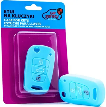 Autoklíč Silikonový obal na klíč Hyundai - modrý