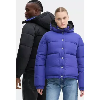 Oboustranná bunda A.P.C. doudoune sophie modrá barva, zimní, oversize, PAAFW.F30200 57X, vel. 40