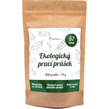 Prací prášek Tropikalia Ekologický prací prášek Bílé prádlo, 1 kg