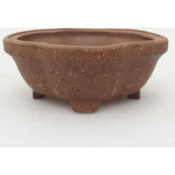 Květináč Mini bonsai miska 7 x 6 x 3 cm hnědá