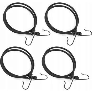 autokoberec Gumové lanko pro upevnění plachty k zavazadlovému prostoru 120 cm / 4 ks