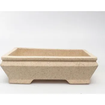 Květináč Bonsai miska 16,5 x 11,5 x 5 cm béžová