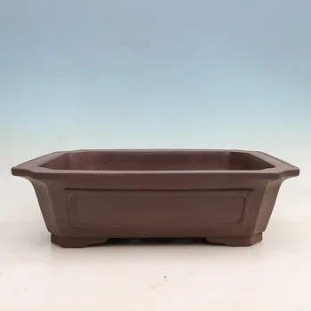 Květináč Bonsai miska 44 x 36 x 12 cm hnědá