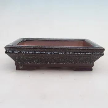 Květináč Bonsai miska 15 x 12 x 4 cm hnědá